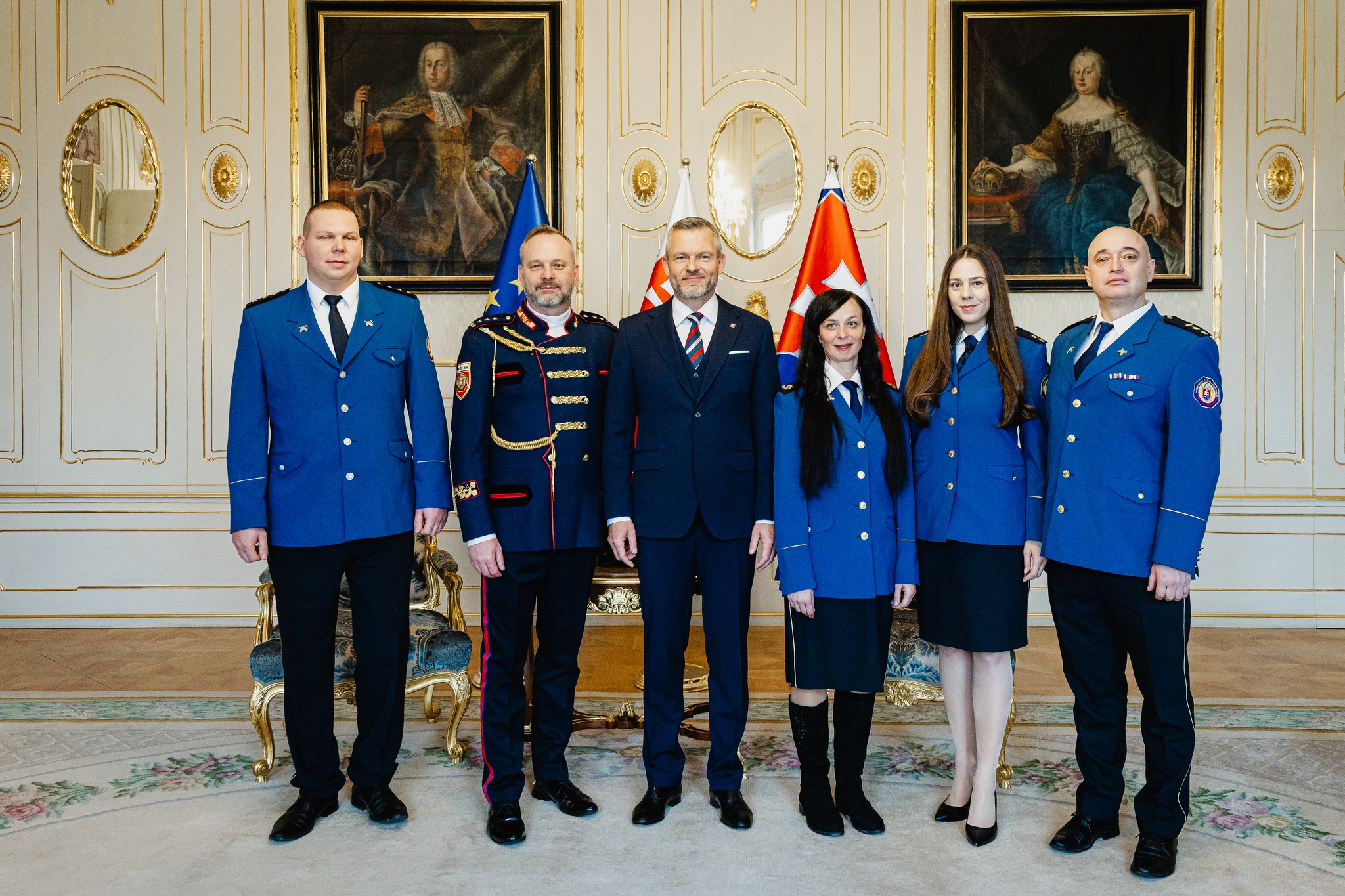 Novoročné prijatie záchranných zložiek prezidentom SR 